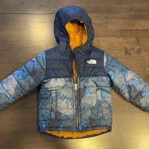 Toddler Reversible Mount Chimbo Hooded Full Zip North Face Jacket